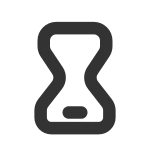 Hourglass Bottom SVG Icon